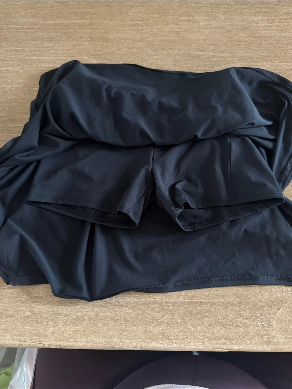 Black Abercrombie kids athletic skort